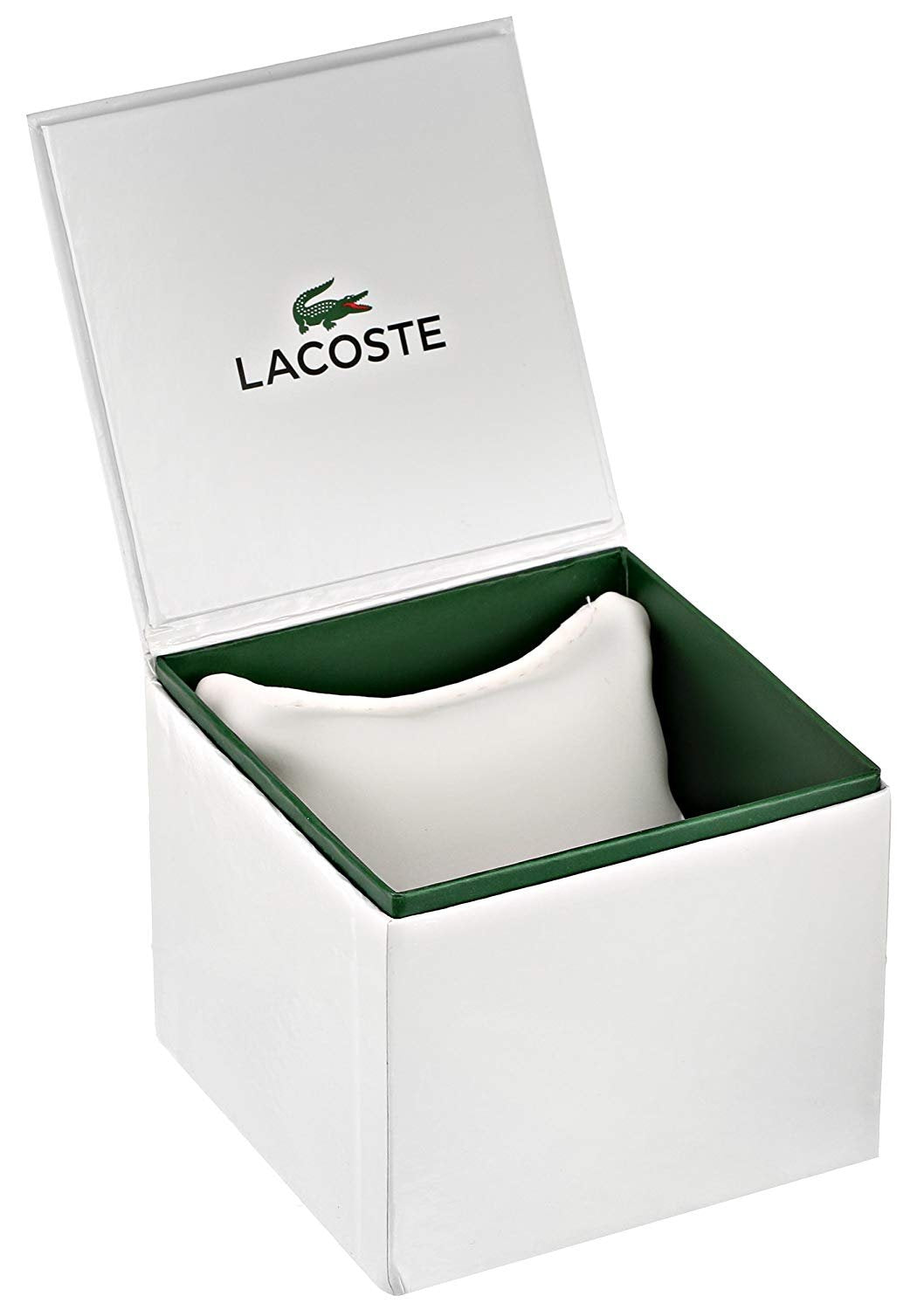 Lacoste Geneva Qtz Basic White Round Dial Women's Watch|Ionic Plated Thin Gold Steel Material|Gold Color Band - 2001166