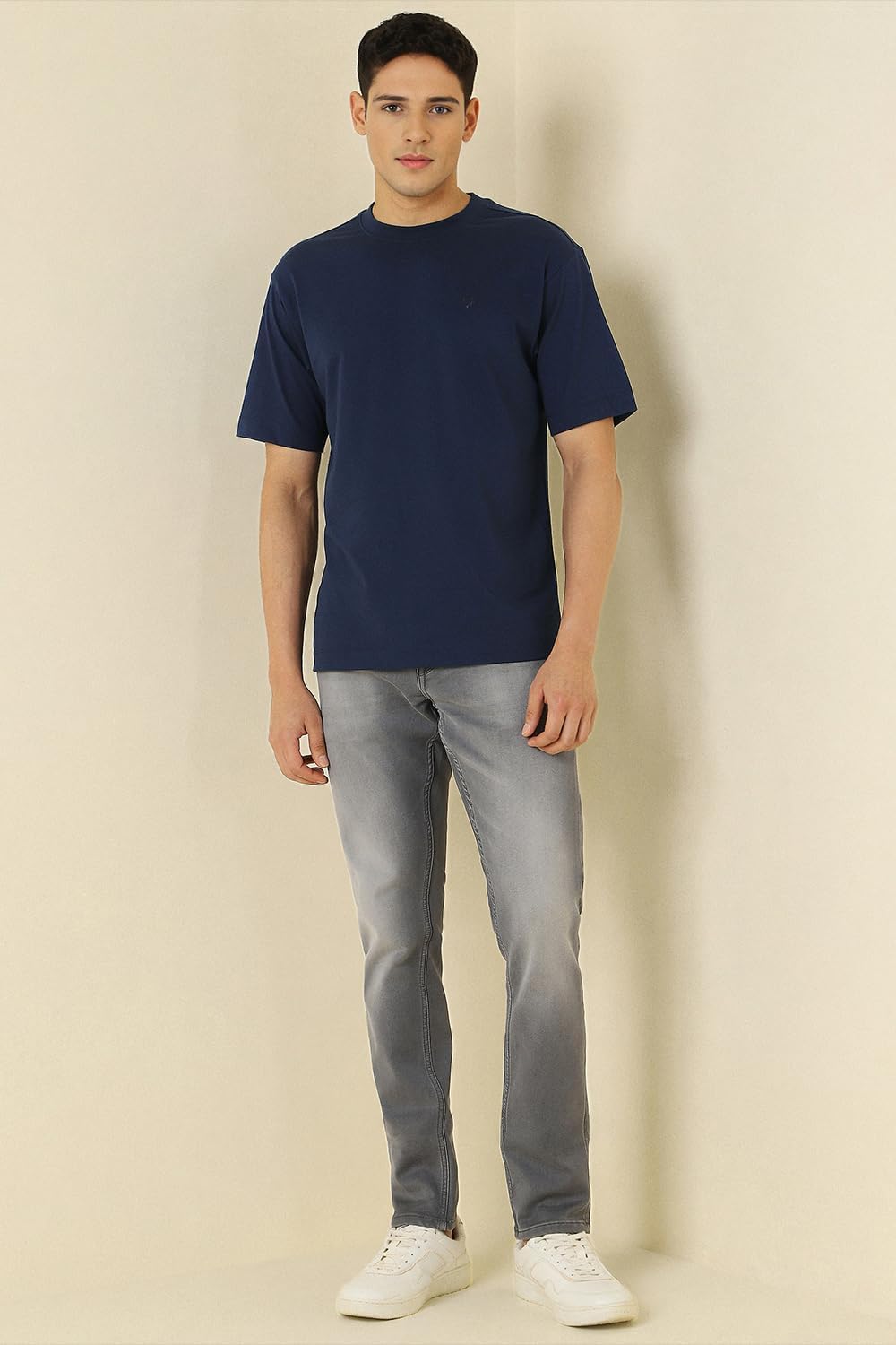 Allen Solly Mens T Shirt Blue