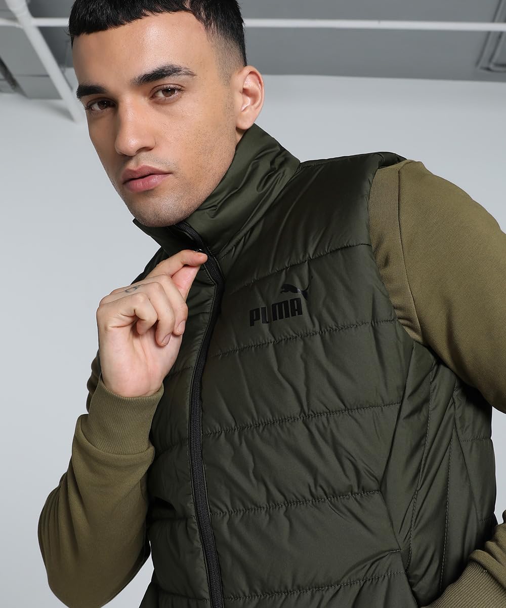 Puma Men's A-Line Coat (848939_Dark Olive