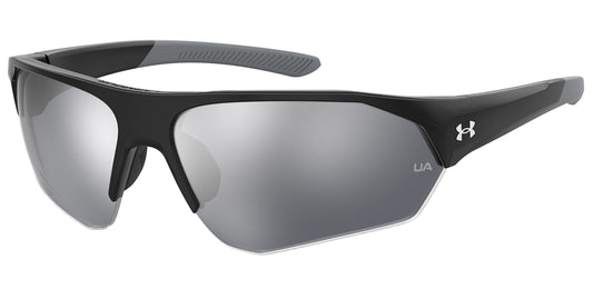 Under Armour Non-Polarized Rectangular Unisex's Sunglasses-(UA 7000/S 08A 69T4| Black color