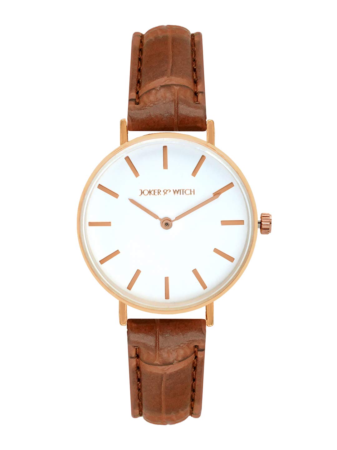 Joker & Witch Faux Leather Unisex Howl & Sophie Couple Analog Watch Gift Set For Men And Women, Dial_White