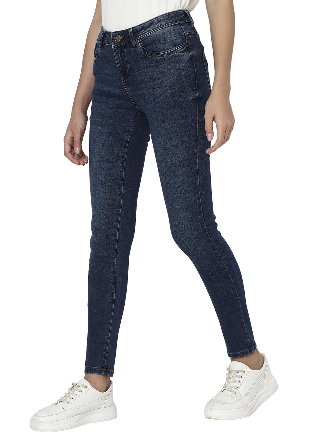 VERO MODA-Skinny fit Jeans (10284937_Dark Blue_29)