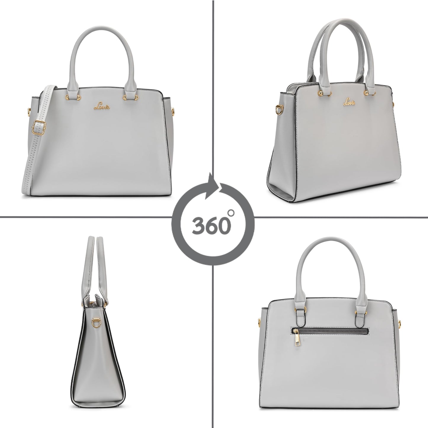 Lavie Women's Ushawu Medium Satchel Bag for Women | Satchel Handbag for Work | Ladies purse | Stylish Shoulder Bag | Gift for Women