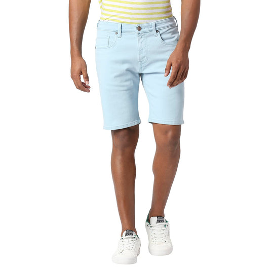 Pepe Jeans Men's Chino Shorts (PM207229P48_Sky Blue