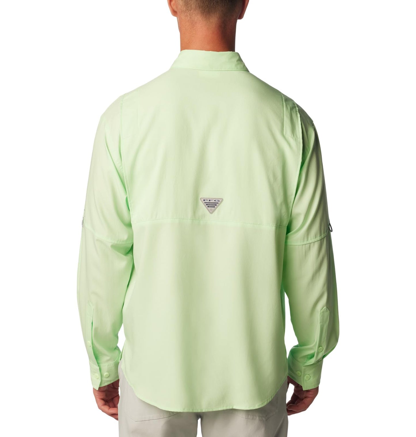 Columbia Men's Plain Loose Fit Synthetic Casual Shirt (FM7253-100_White_Large)