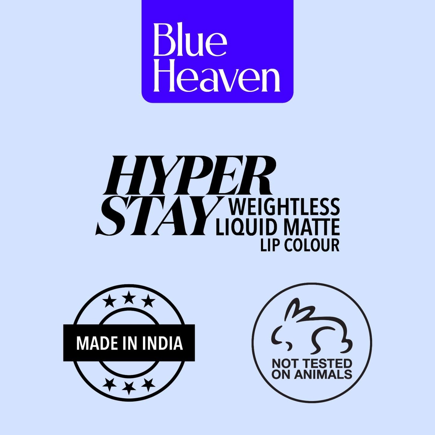 Blue Heaven Hyper Stay Weightless Liquid Matte Lipstick | Long-lasting & Smudge Proof | Non-Transfer Matte Lipstick for Women| Mystic Maroon-05 | 6ml