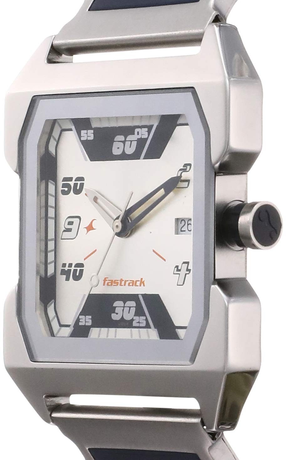 Fastrack Party Analog Silver Dial and Band Men's Stainless Steel Watch-NL1474SM01/NP1474SM01