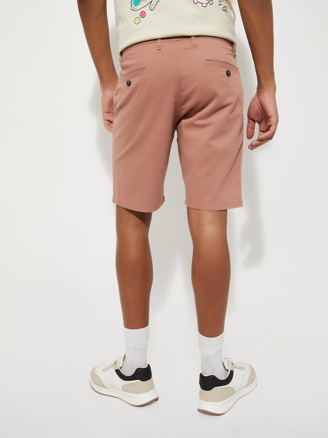 Max URB_N Men Solid Shorts (Rust_30)