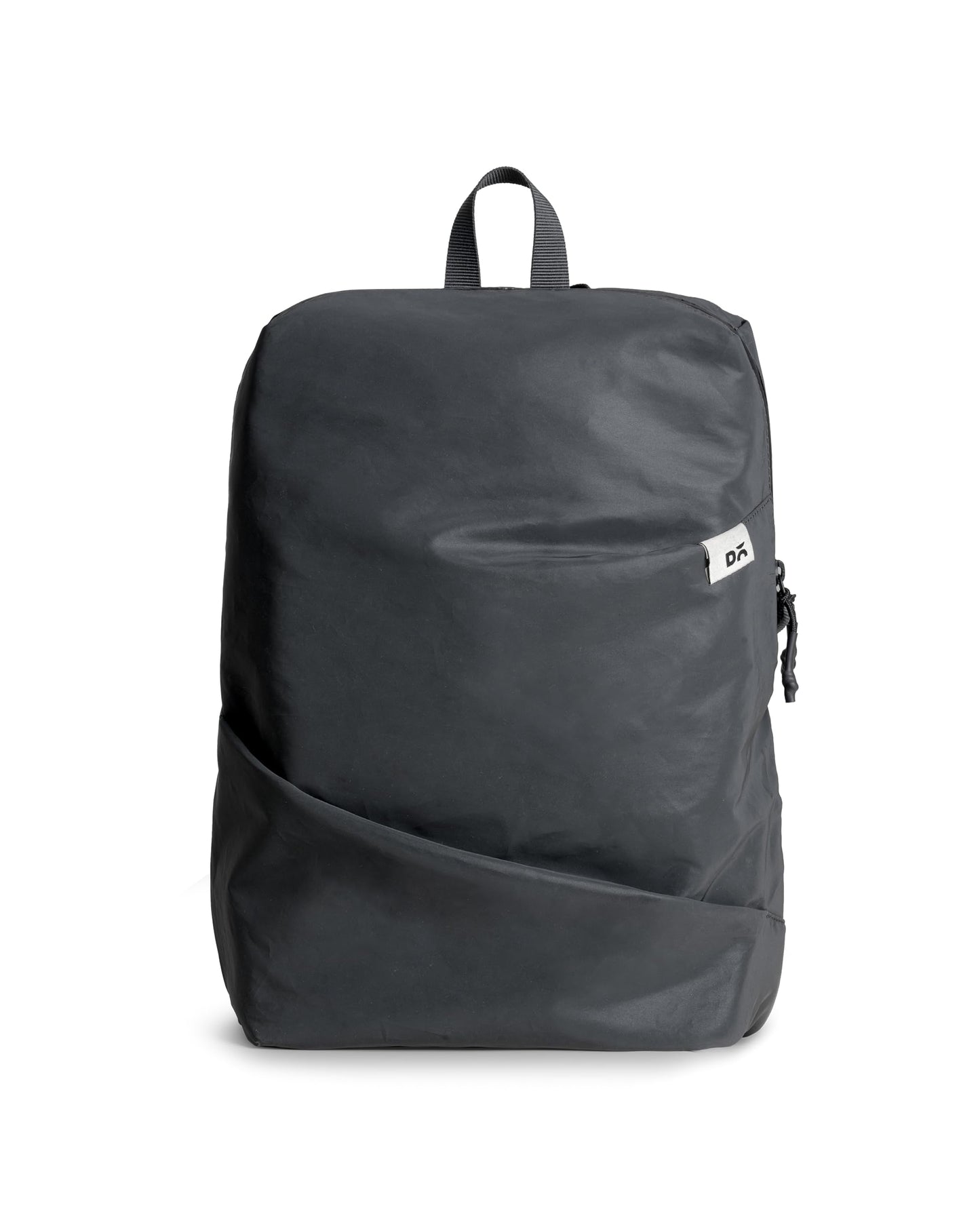 DailyObjects 1 Compartment Dark Grey Blaze Daypack|Lightweight Reflective Fabric|Casual Laptop Bag with Luggage Sleeve|Unisex Travel Backpack|iPad Storage|Adjustable Strap for Comfort Carry,7 L