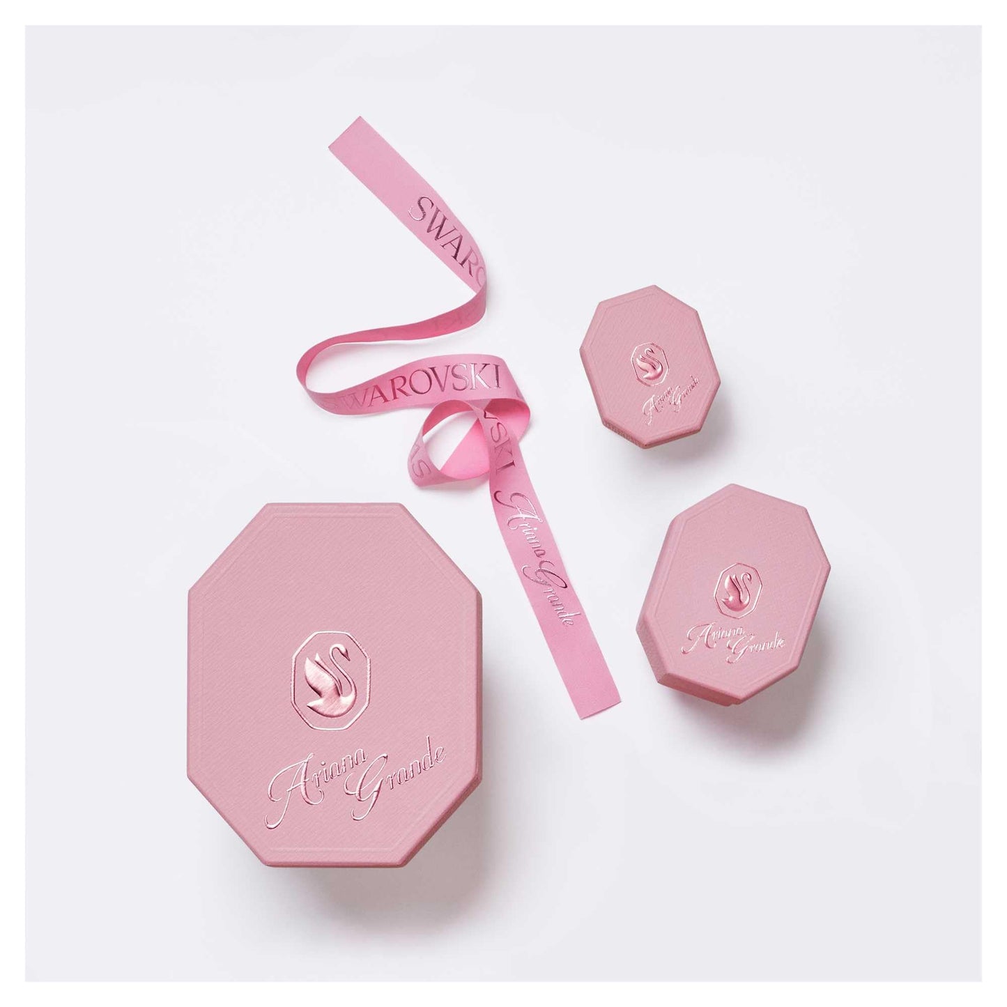 Swarovski Ariana Grande Collection, Medium, Crystals, Rhodium plated, Cubic Zirconia, Crystal