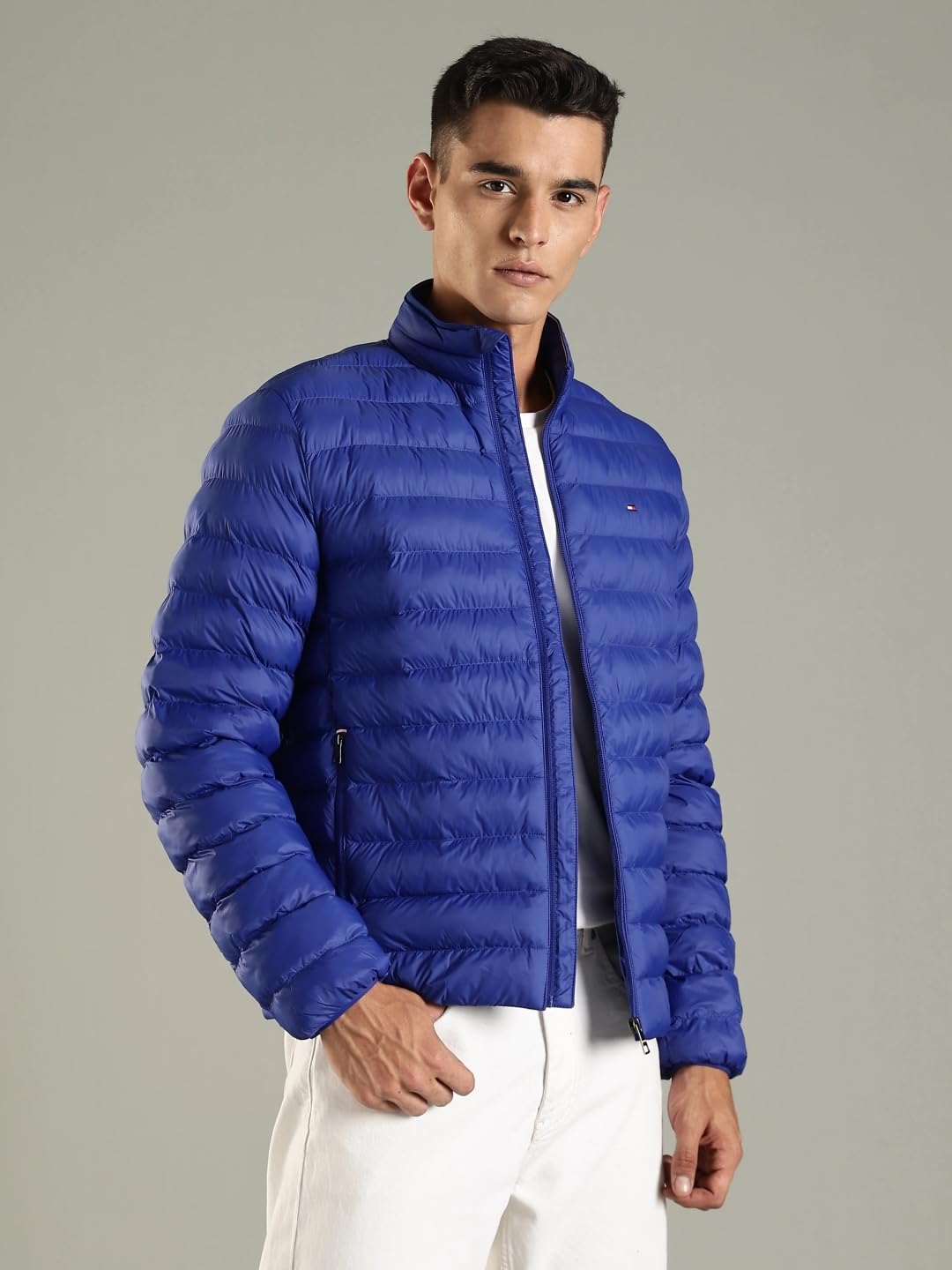 Tommy Hilfiger Solid Regular Fit Nylon Puffer Jacket