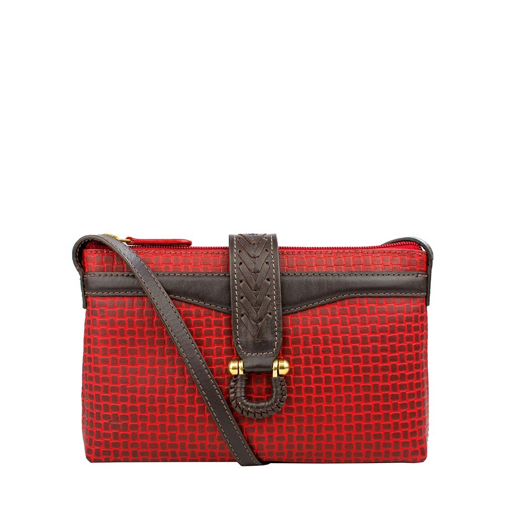 Hidesign Women Sling Bag (Red)