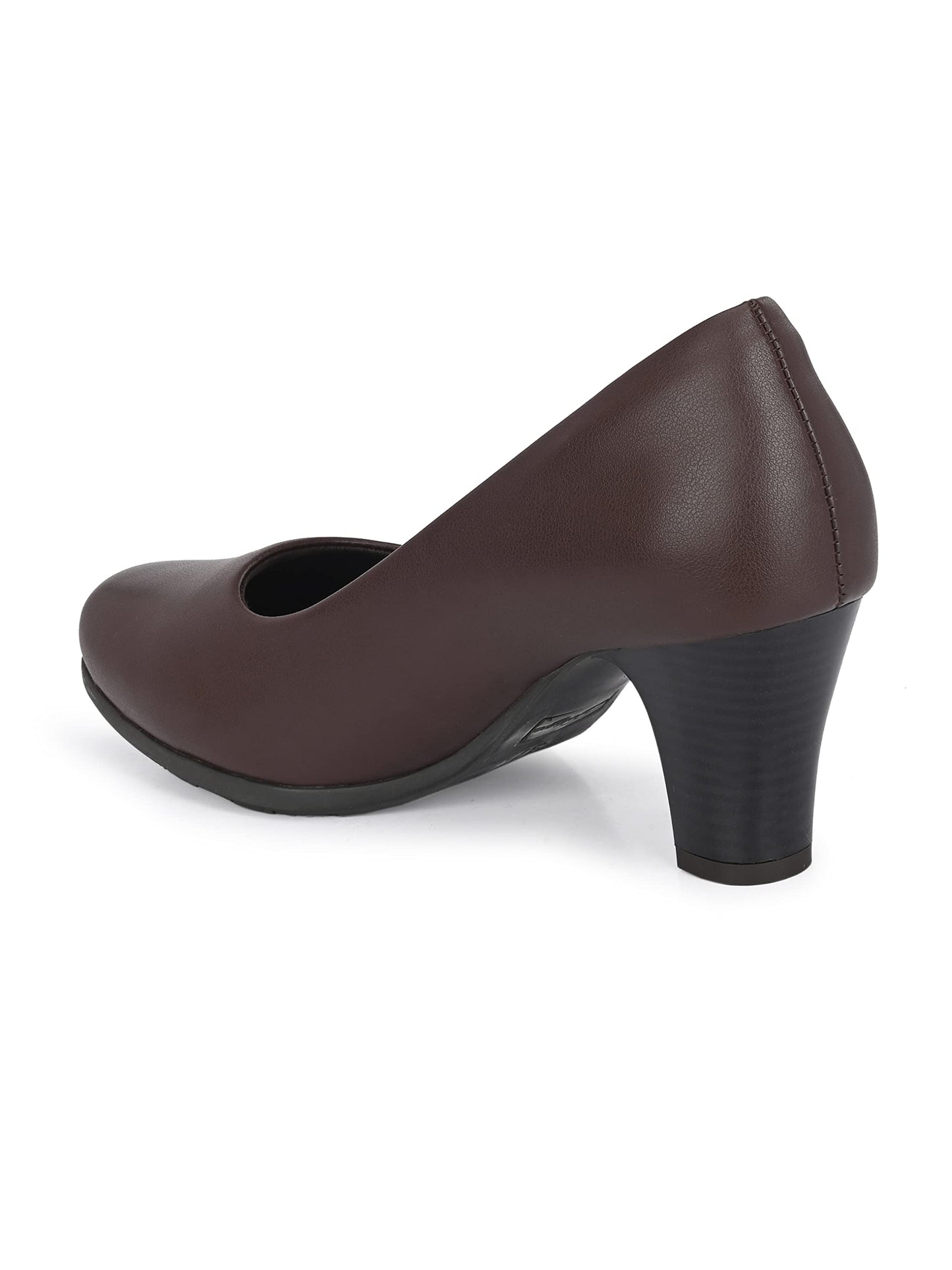 Delize Black women heeled ballerinas 64060 (Brown, UK Footwear Size System, Adult, Women, Numeric, Medium, 9)