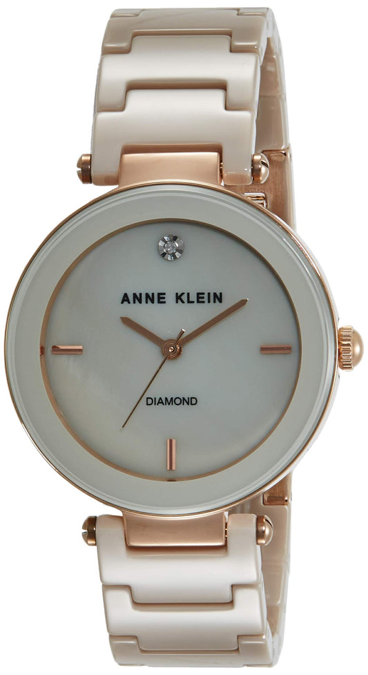 Anne Klein New York Analog Women's Watch - AK1018RGTN (Brown Dial Brown Colored Strap)