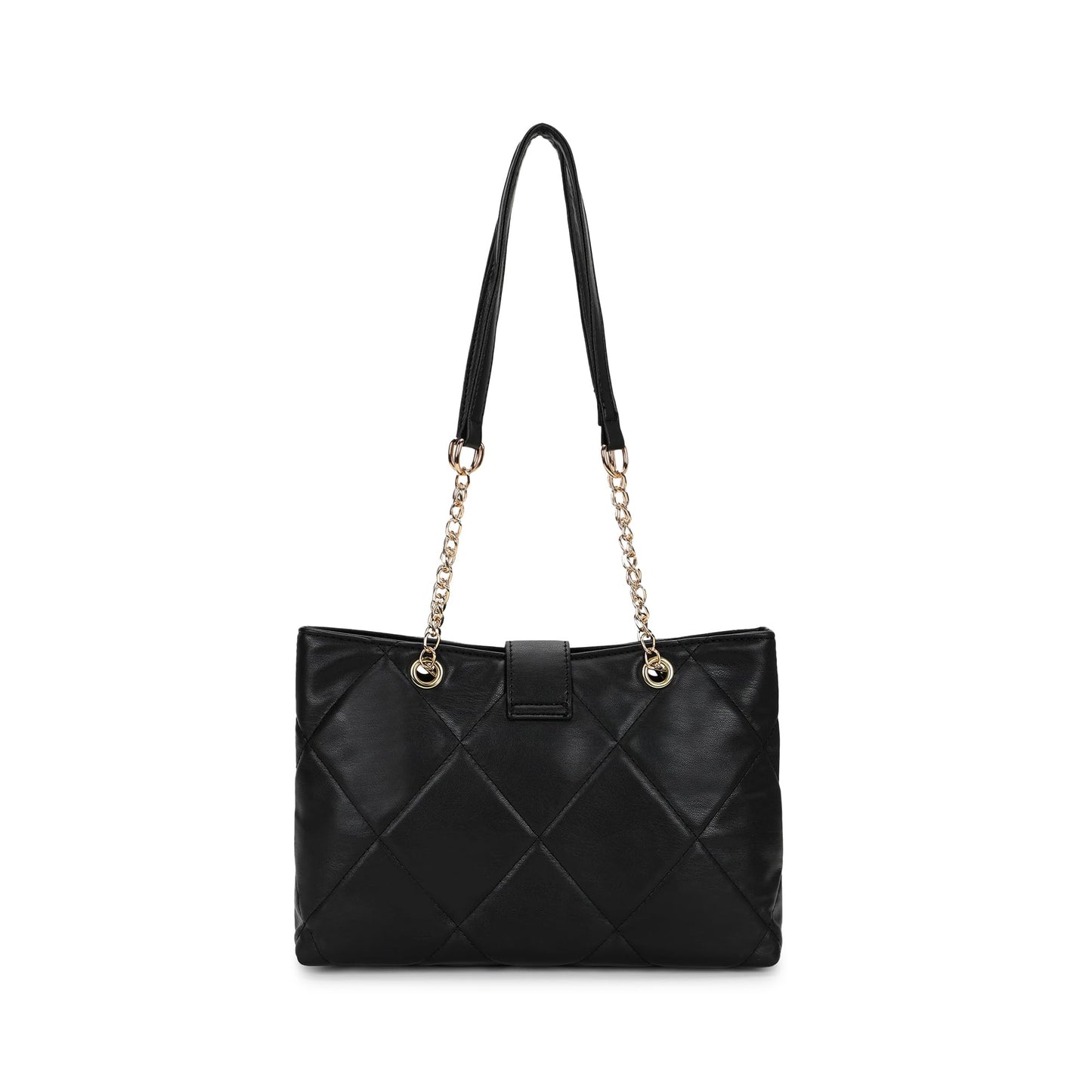 Fastrack Structured Quilted Tote Bag for Women, Girls and Ladies | Made of Premium PU Material | Tote for Casual Carry | Ladies Purse Handbag | Totes for Office Use