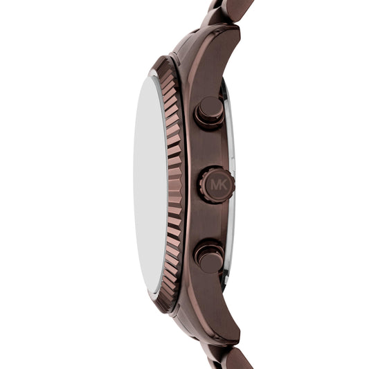 Michael Kors Lexington Brown Quartz Stainless Steel Watch MK9224