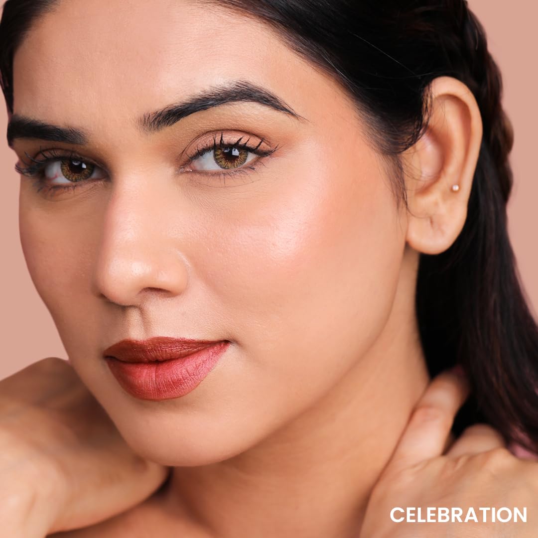 LAMIOR Sweet Nostalgia Whipped Velvet Liquid Lipstick: Matte, Transfer-Proof, 12+ Hour Wear | Hydrating, Blurring Full Coverage, Lightweight | Enriched with Avocado & Jojoba Oil | Vegan | 15 ml (Pack of 3)