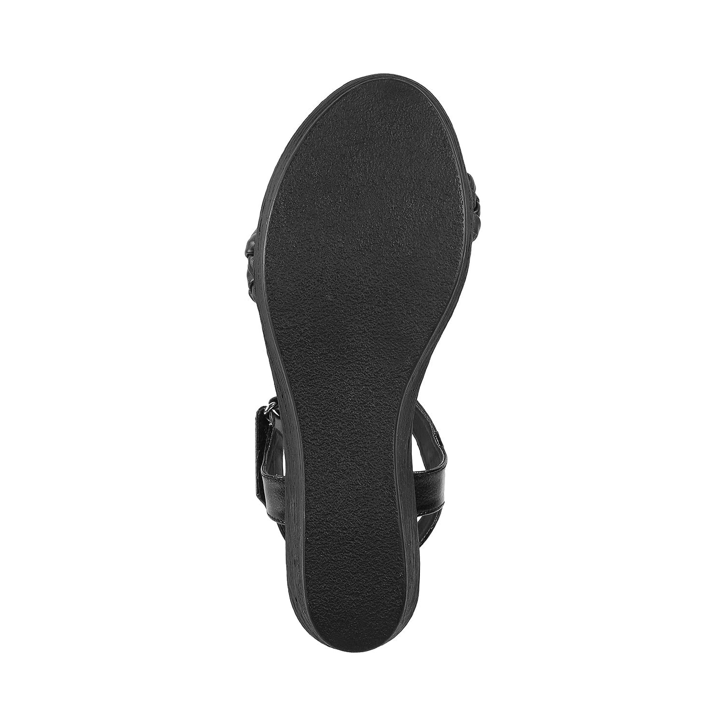 Metro Womens Synthetic Black Sandals