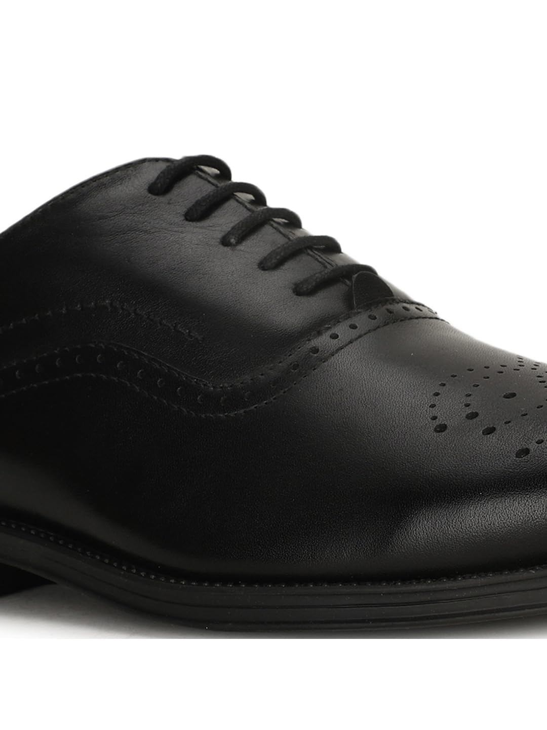 Hush Puppies Mens Brandon Oxford E 23 Black Formal Shoes - 10 UK (8346000)