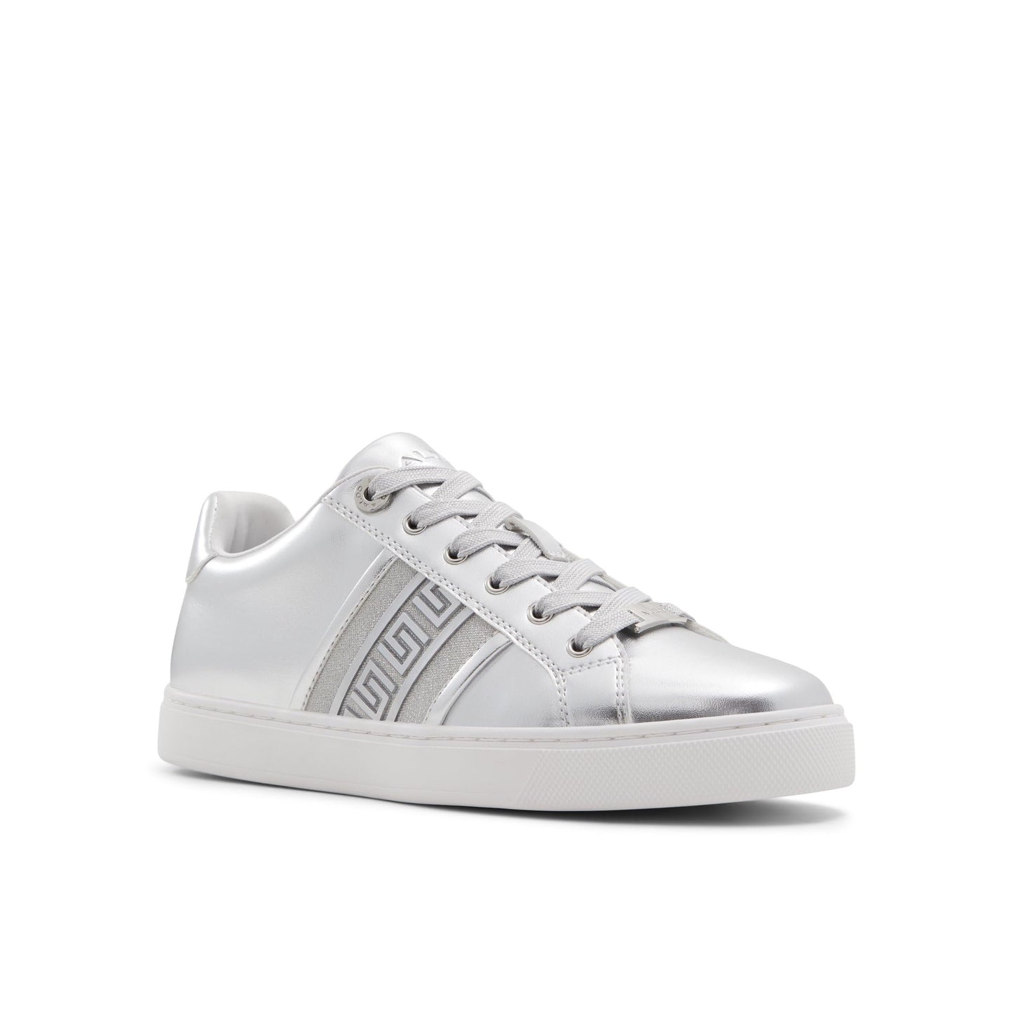 Aldo PALAZZI-IN044 Ladies Silver Flat Sneakers