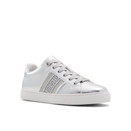 Aldo PALAZZI-IN044 Ladies Silver Flat Sneakers