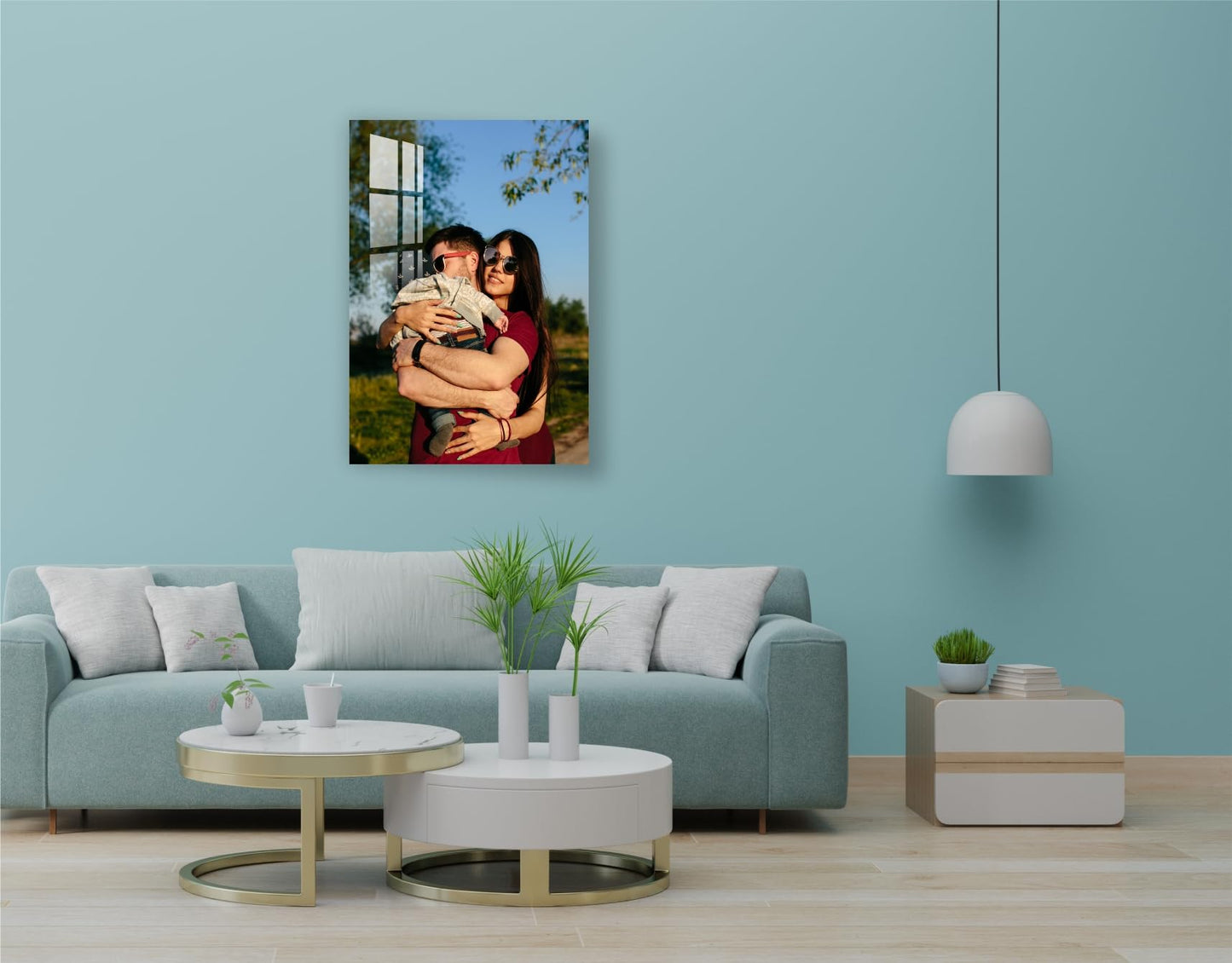 SP Graphics I Customized Acrylic Photo Frame (12x18 inch 5mm) | Custom Picture Frame with Your Photo | Gift for Birthday I Anniversary I anniversary I gift I Wall mount I frameless photo frame