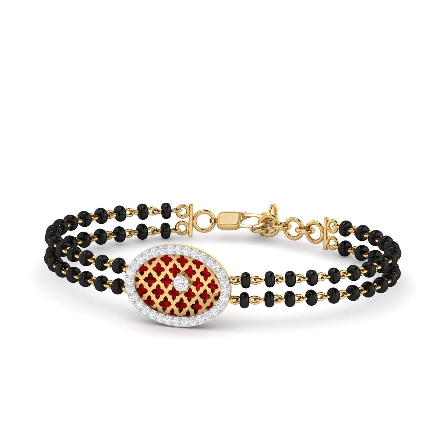 PC Jeweller 18k (750) Yellow Gold and Solitaire Bracelet for Women