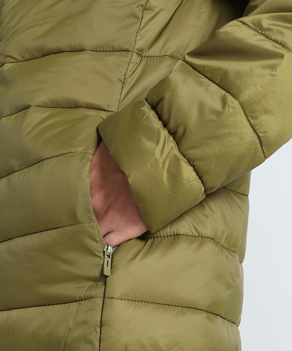 Puma Nylon Men's A-Line Short Length Coat (670987_Wild Willow, Green