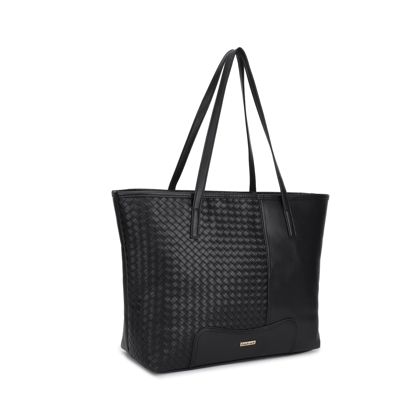 Fastrack faux Leather Tote for Womens, Ladies and Girls | Luxurious Pebbled Finish | Trendy and Stylish Tote Bag