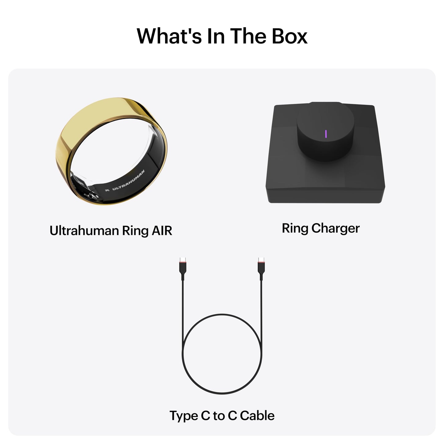 ULTRAHUMAN Ring AIR-Smart Ring Activity Tracker, Size First Sizing Kit,Sleep Tracker,Smart Ring for Men/Women,Fitness Tracker (Bionic Gold, 10)