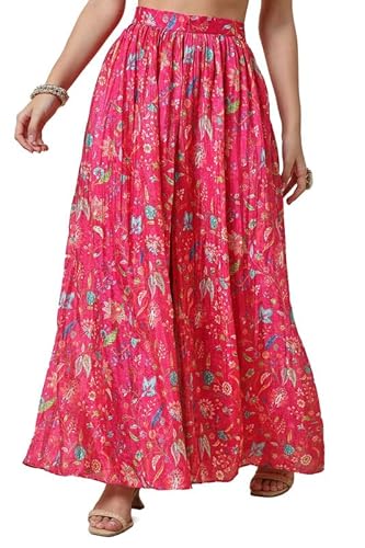 Soch Women's Brasso Salwar Suit (EWA4CD21069A_Fuchsia