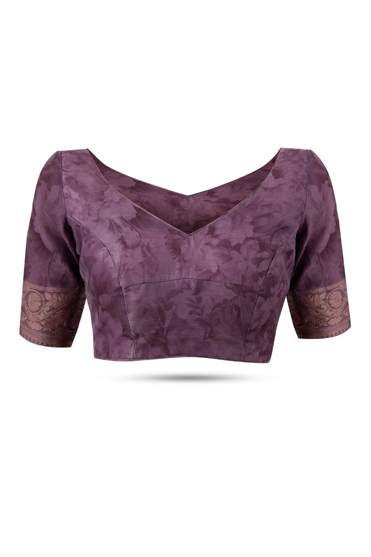 Soch Womens Multicolour Chanderi Floral Print Saree