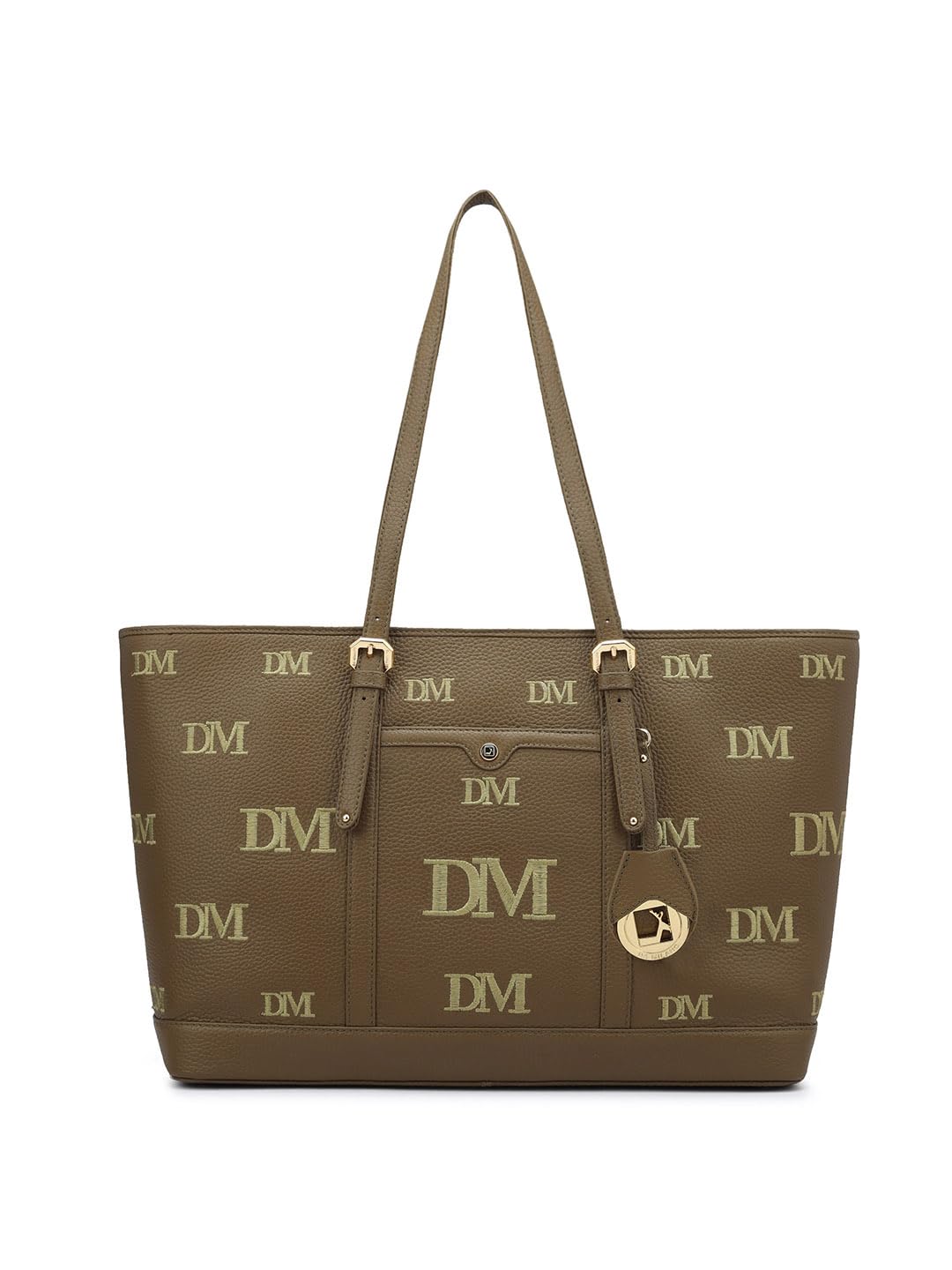Da Milano Women's Leather Tote Bag - Green