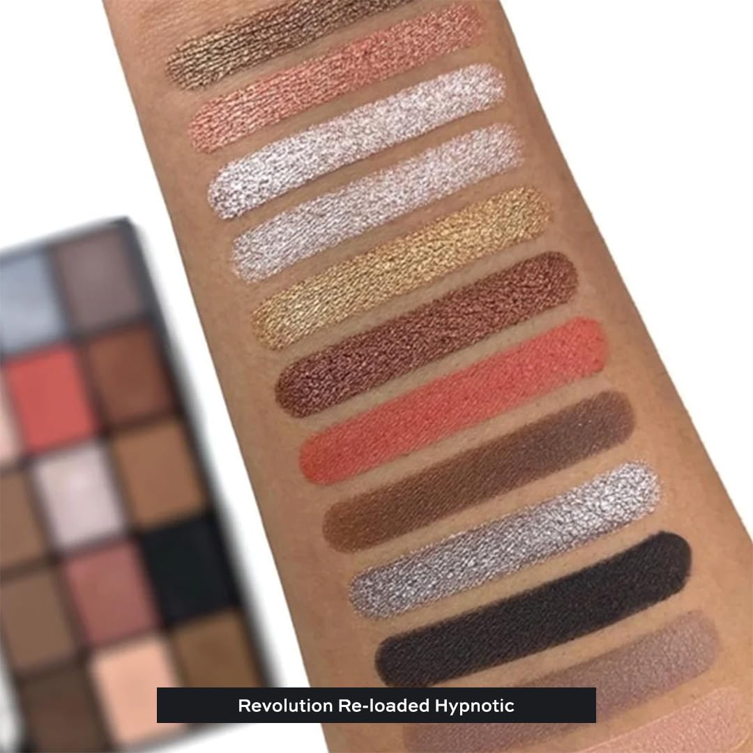 Makeup Revolution Eyeshadow Palette, Long wearing and Easily Blendable Eye with Shimmary & Matte finish, Reloaded Combo II - 33 g