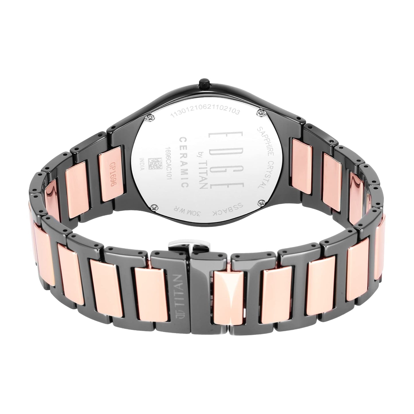 Titan Analog Black Dial Men's Watch-1696KC01, Blaxk/NP1696KC01