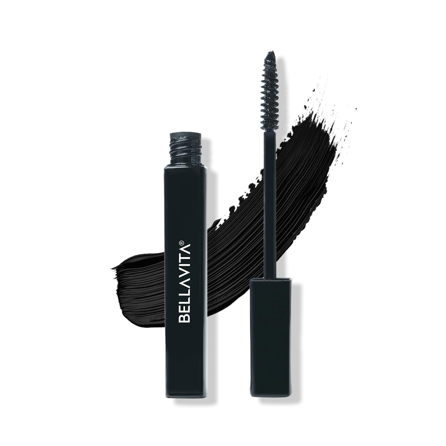 BELLAVITA Intense Drama Waterproof Mascara 8ml | Lengthening & Volumizing Mascara | Curl Lock Formula | Smudge-Proof | Waterproof | Jet Black