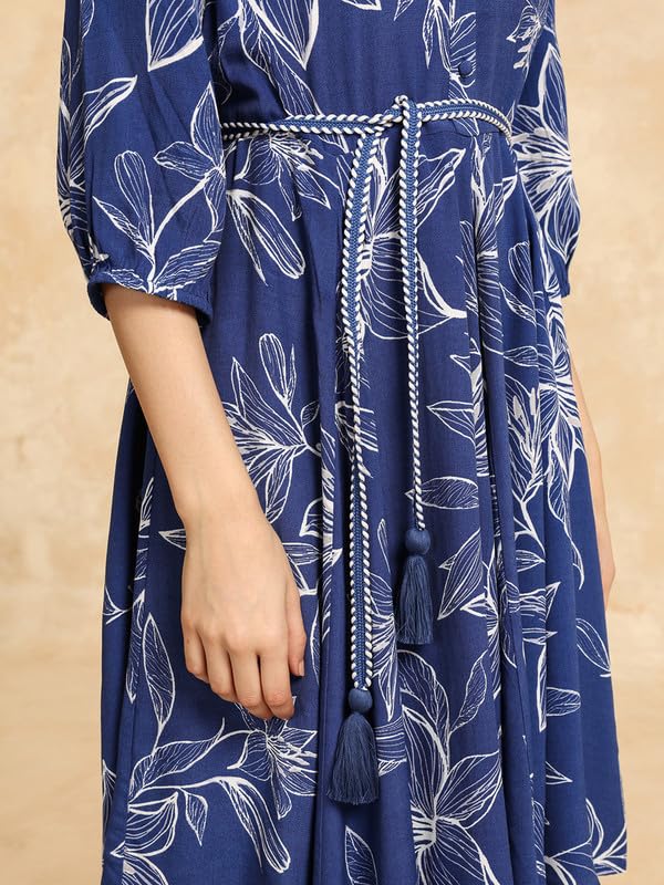 Kazo Fiore Mini Dress Blue