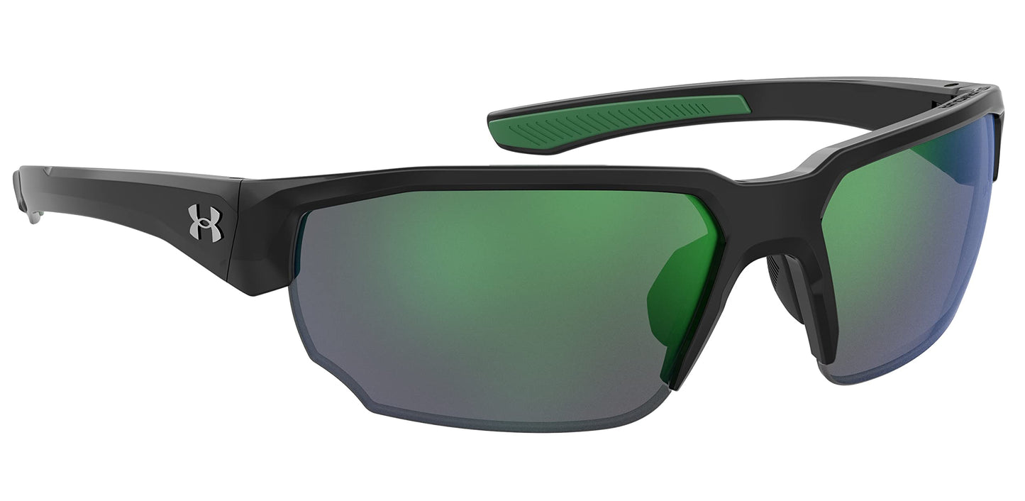 Under Armour Green Multilayer Lens Special Shape Sunglass Rimless Black Green Frame - 2041827Zj71Z9