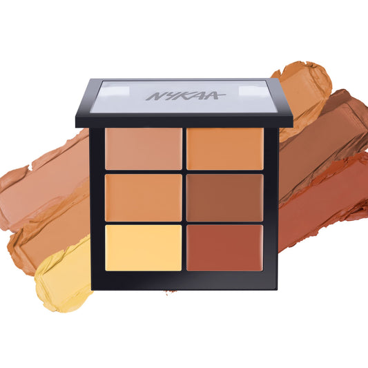 Nykaa Conceal and Correct Matte Palette Cream for Acne Prone Skin Medium 02