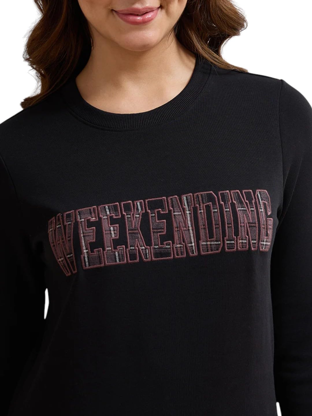 Amante Black Printed Pure Cotton Women Night Suit