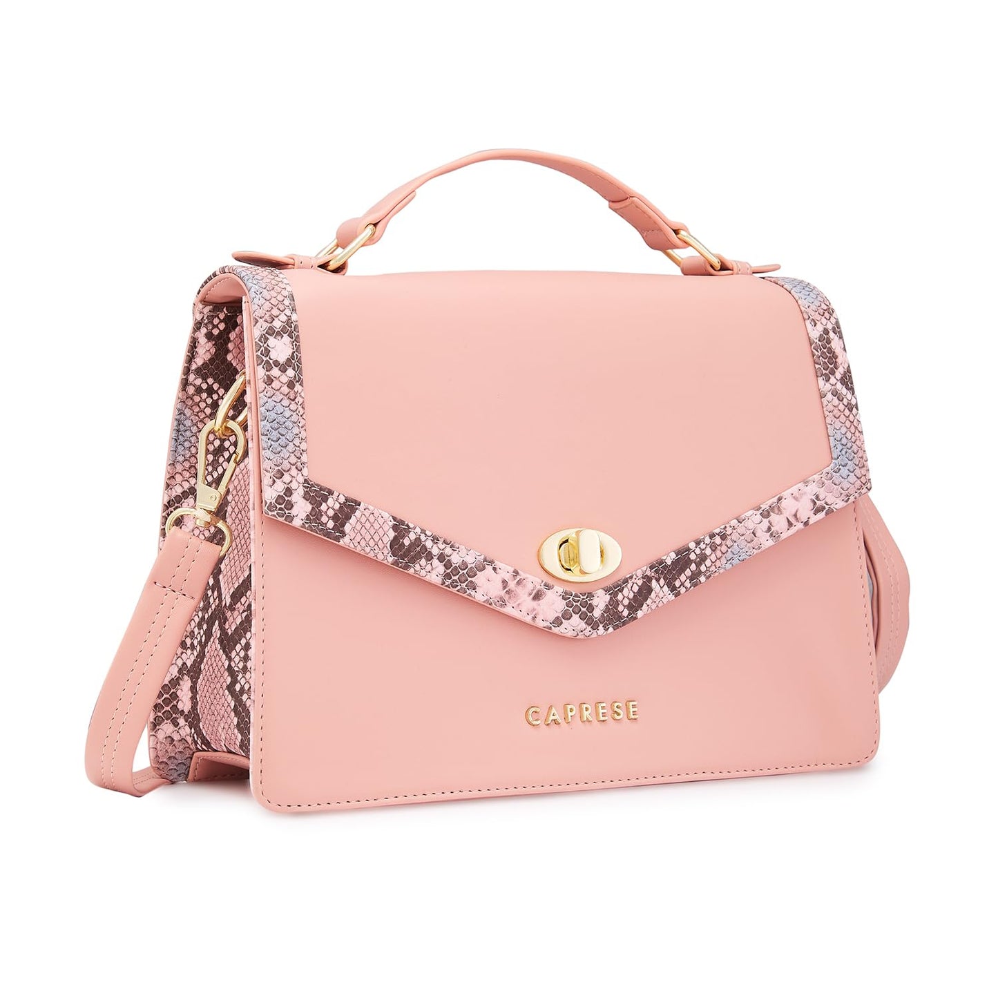Caprese Oriana Sling Bag for Women (Medium, Light Pink)