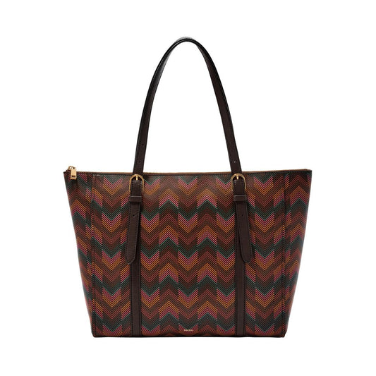 Fossil Women's Carlie Tote Bag, Harlow Multi Print