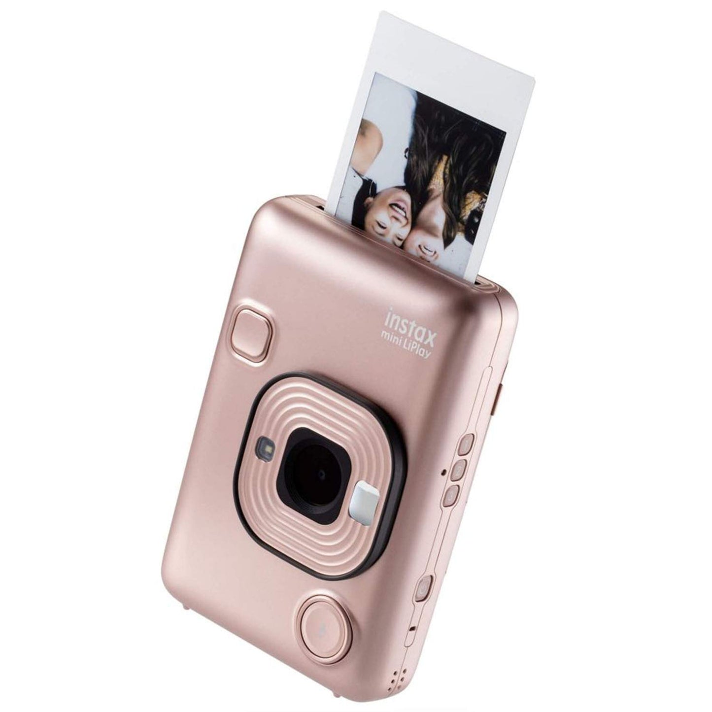 Fujifilm Instax Mini LiPlay Hybrid Instant Camera (Blush Gold)