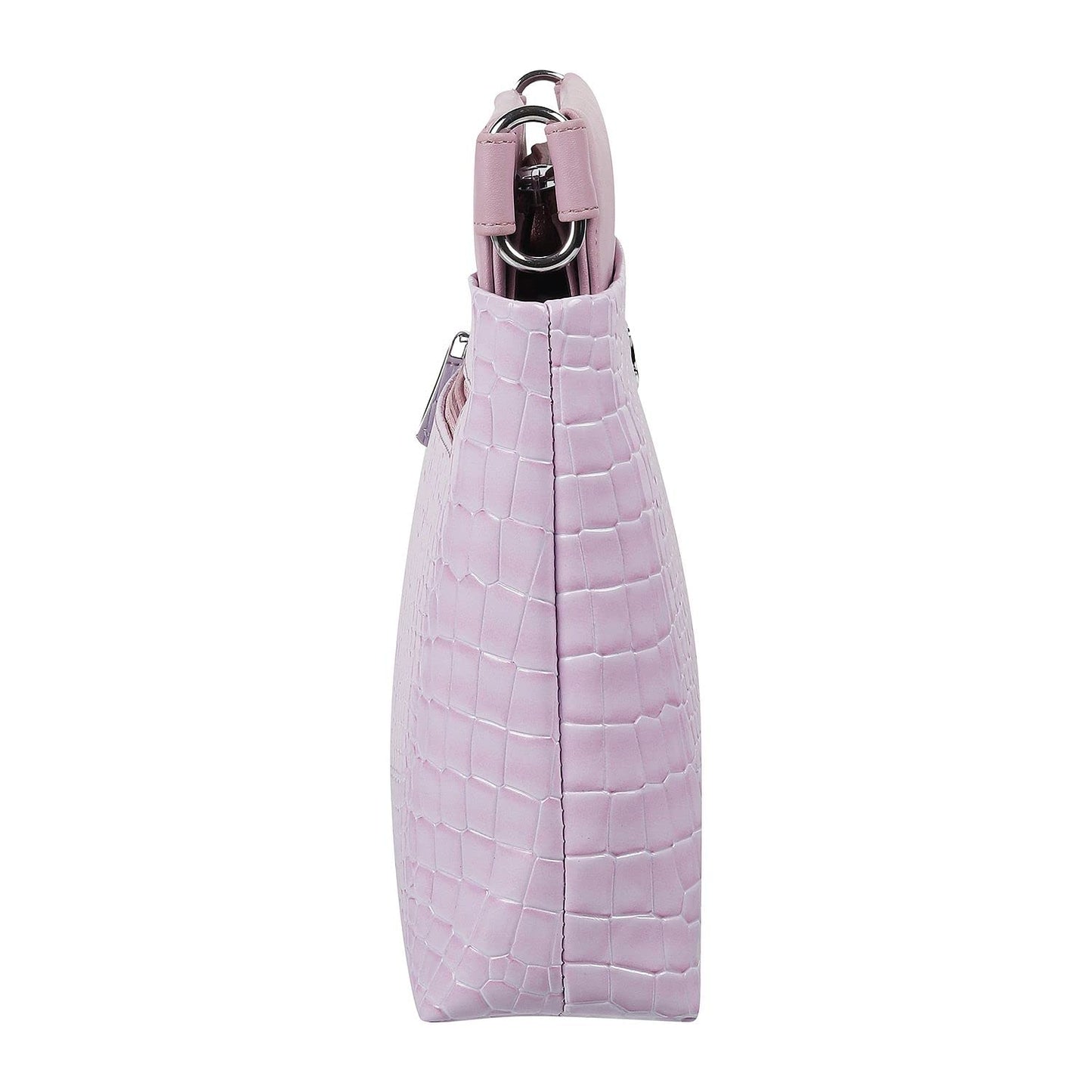 Mochi Women Purple Zip Top Sling Bag (66-7648)