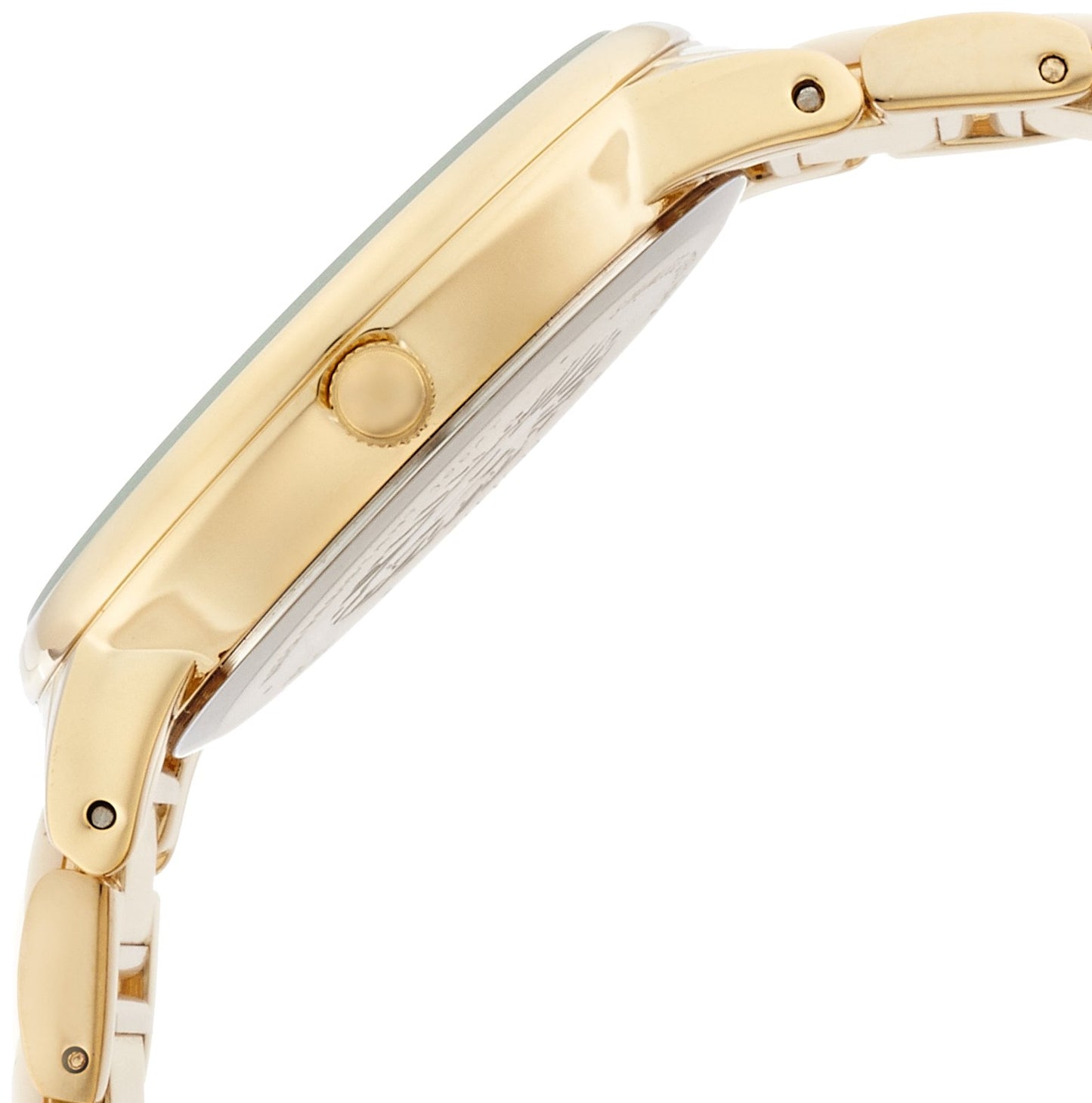 Anne Klein New York Gold-Tone and Ivory Resin Women's Bracelet Watch