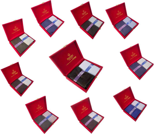 Raymond Fabrics Makers Men's Unstitched Shirt and Trouser Fabric Combo (Multicolour, Free Size) -Set of 10