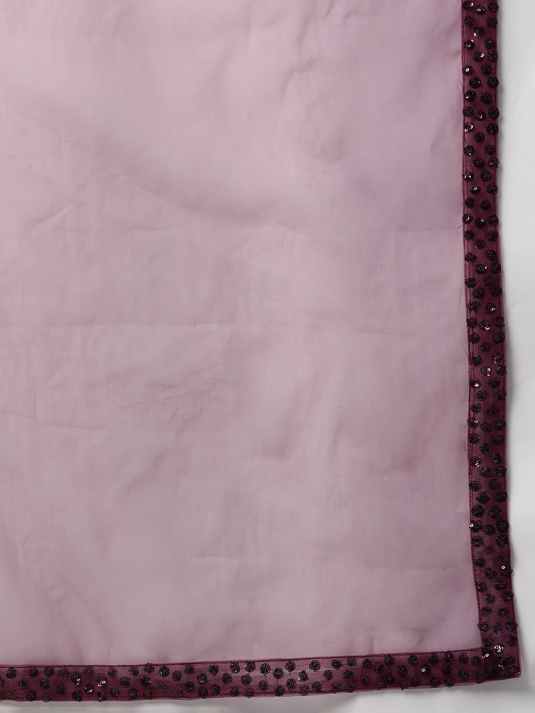Zeel Clothing Women's Soft Net Sequins Work Semi-Stitched New Lehenga Choli with Dupatta (104-Purple-Wedding-Bridal-Latest-Lehenga; Free Size)