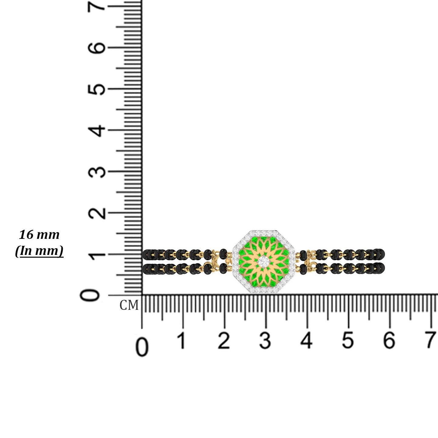 PC Jeweller 18k (750) Yellow Gold and Solitaire Bracelet for Women