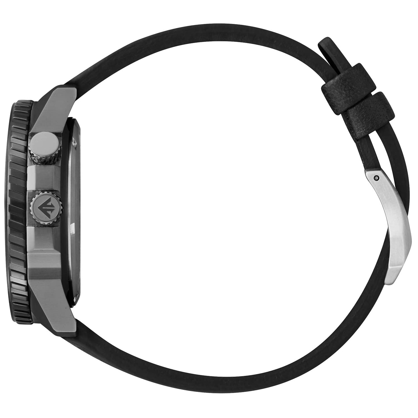 Citizen Men's Promaster Nighthawk Stainless Steel Eco-Drive Aviator Analog Watch With Leather Strap, Black, 22 (Model: Bj7135-02E), Band Color:Black