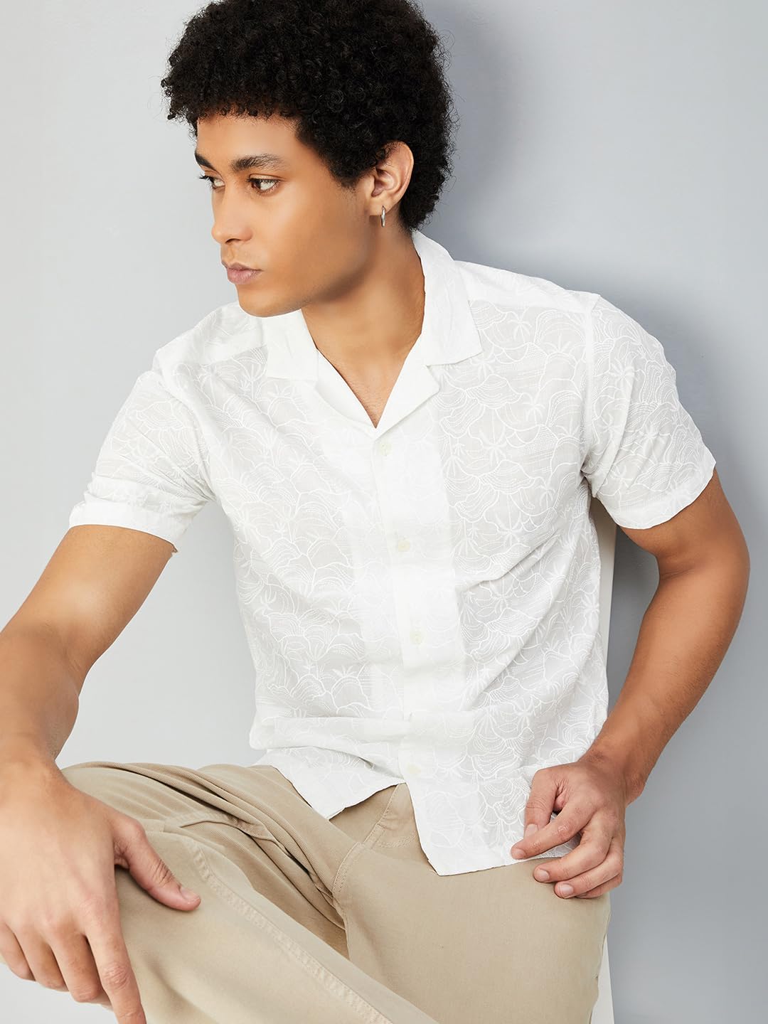 Max Men's Cotton Regular Kurta (FUCSTSS2507PF_White